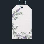 Lavender and Eucalyptus Gift Tags<br><div class="desc">An elegant and vintage design featuring eucalyptus and lavender painted in romantic watercolor.</div>