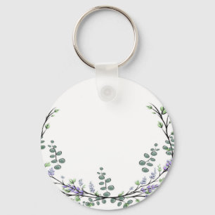 Lavender and Eucalyptus Key Ring