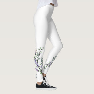 Lavender and Eucalyptus Leggings
