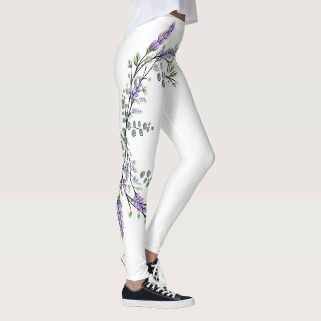 Lavender and Eucalyptus Leggings (Right)