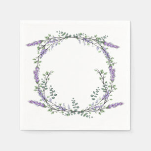 Lavender and Eucalyptus Napkin