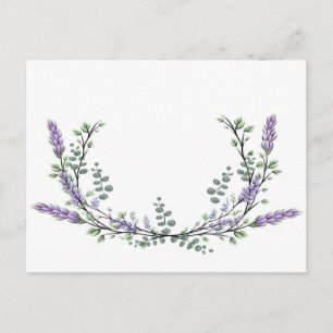 Lavender and Eucalyptus Postcard