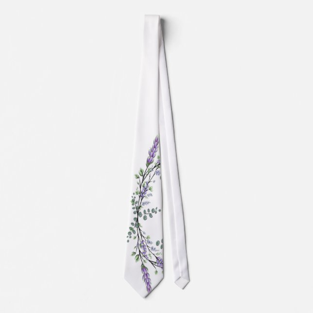 Lavender and Eucalyptus Tie (Front)