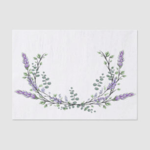 Lavender and Eucalyptus Tissue Paper