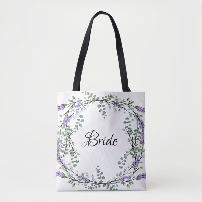 Lavender and Eucalyptus Tote Bag (Front)