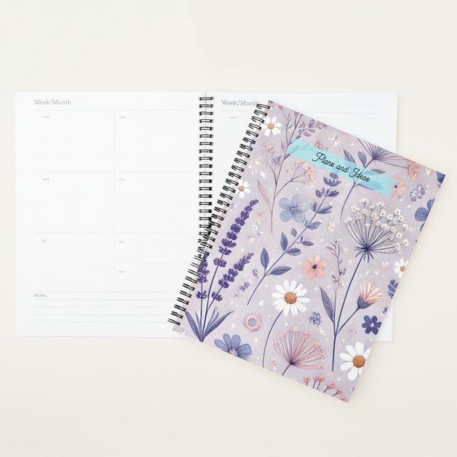 Lavender and Floral Stems  Planner (Display)