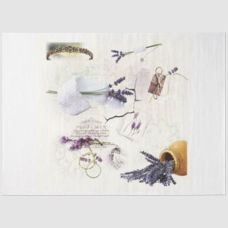 lavender and lace decoupage paper