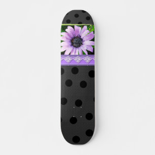 Lavender and Lace skateboard