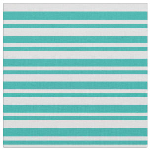 Lavender and Light Sea Green Coloured Stripes Fabric