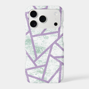 Lavender and pale green mosaic pattern