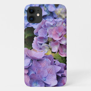 Lavender and Pink Hydrangea Flower Art Phone Case