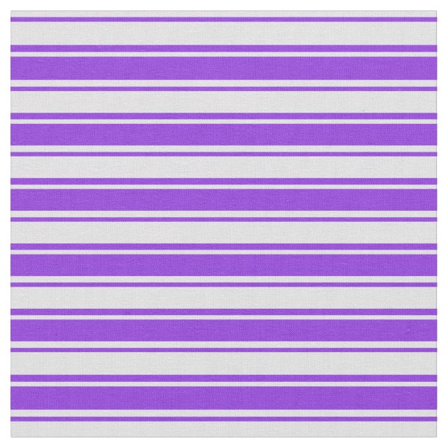 Lavender and Purple Coloured Lined/Striped Pattern Fabric (Close Up)