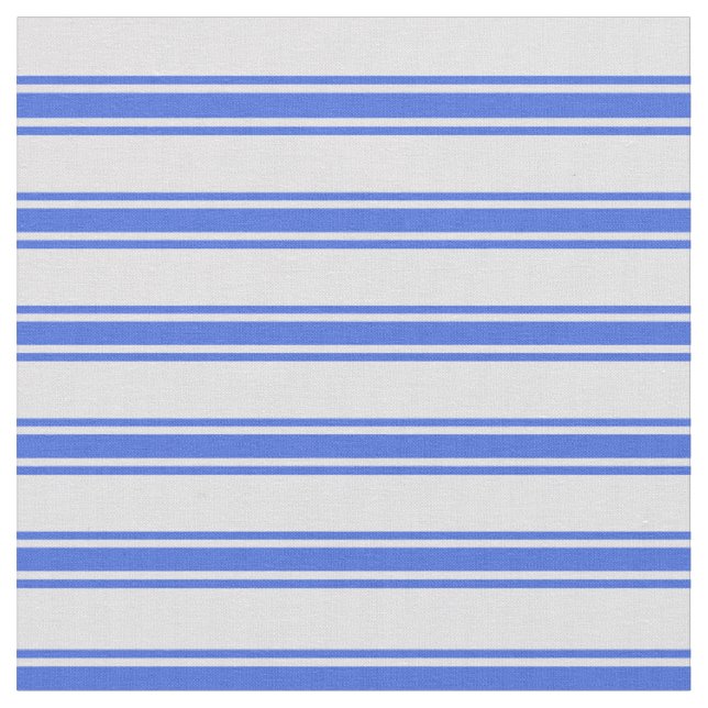 Lavender and Royal Blue Coloured Lines Fabric (Close Up)