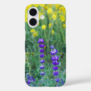 Lavender and Yellow Sunflower iPhone 16 Case