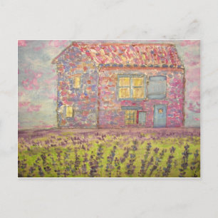 Lavender Aromatherapy Postcard
