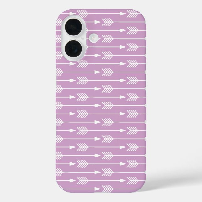 Lavender Arrows Pattern Case-Mate iPhone Case (Back)