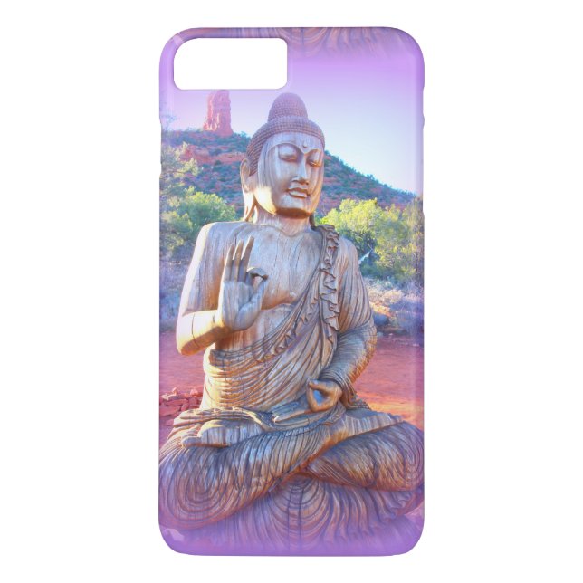 lavender aura buddha Case-Mate iPhone case (Back)