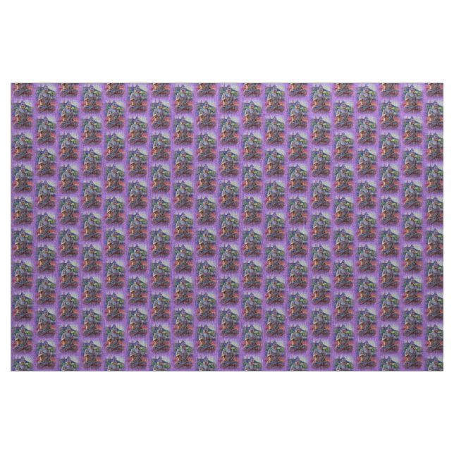 lavender aura buddhas fabric (Yard)