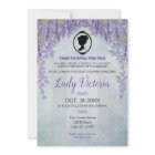 Lavender Baby Shower Tea Party Invitation