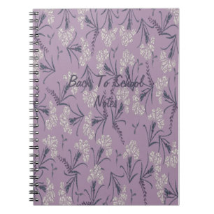 Lavender Back to School Notes Notebook