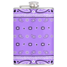 Lavender Bandanna Paisley Country Hip Hop Cowboy