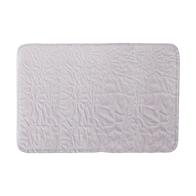Lavender Bath Mat with a Crinkled Design  (Front)