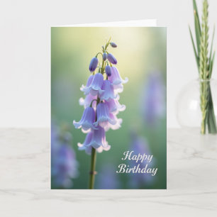 Lavender Bells Birthday Card