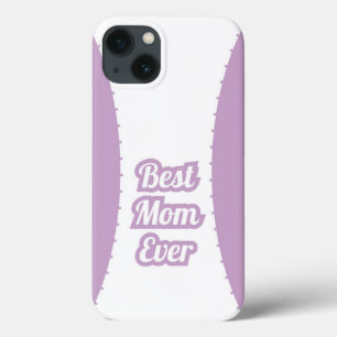 Lavender Best Mom Ever iPhone Case