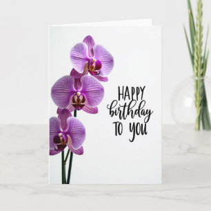 Lavender Birthday Card
