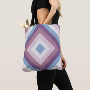 Lavender Bloom Diamond Tote Bag