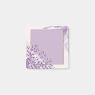 Lavender Bloom Post-It Notes