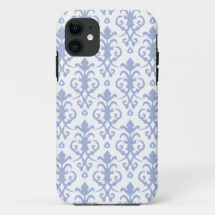 Lavender Blue Damask iPhone 5/5S Case