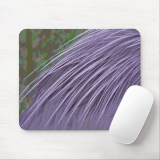 Lavender Blue Feathers Mouse Mat