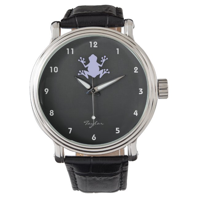 Lavender Blue Frog Watch (Front)