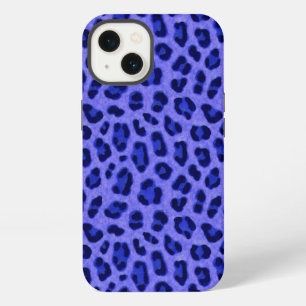 Lavender Blue Leopard Animal Print Skin Pattern iPhone 13 Case