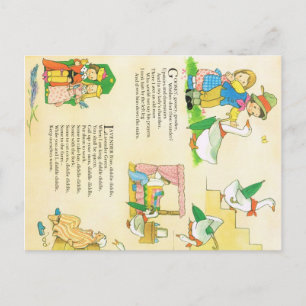 Lavender Blue Nursery Rhyme postcard