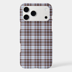 Lavender Blue Plaid Tartan Retro Color iPhone Case