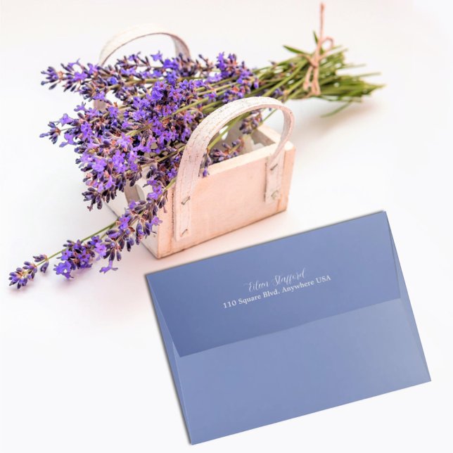 Lavender Blue Spring Lilacs Love Cherish Matching  Envelope (Creator Uploaded)