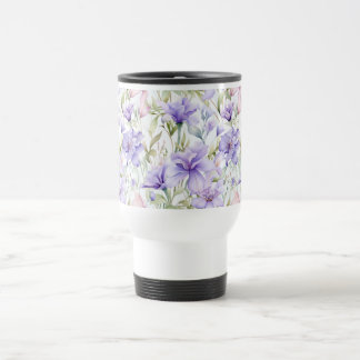 Lavender Blush Watercolor Travel Mug