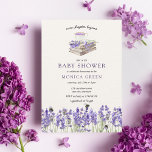 Lavender Book New Chapter Begins Baby Shower Invitation<br><div class="desc">Introducing the Lavender Book New Chapter Begins Baby Shower Invitation, the perfect way to invite your loved ones to celebrate the arrival of a new addition to your family. With its charming book design and elegant lavender colour scheme, this invitation sets the tone for a sophisticated and delightful baby shower....</div>
