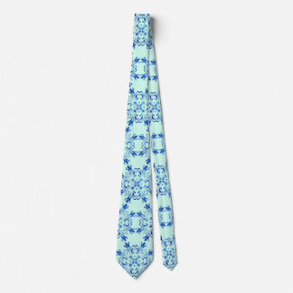 lavender botanical art tie