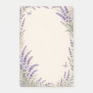 Lavender Botanical Border Post-it Notes