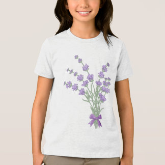 Lavender bouquet Tri-Blend shirt