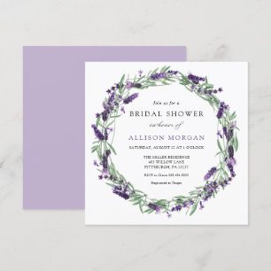 Lavender Bridal Shower Invitation