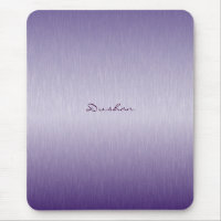 Lavender Brushed Metal Mouse Pad