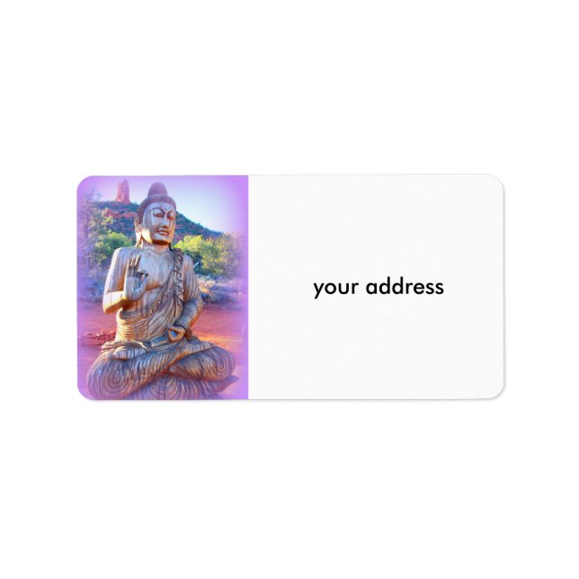 lavender buddha label (Front)