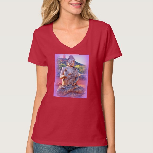 Lavender buddha Thunder_Cove T-Shirt (Front)