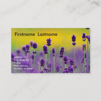 Lavender Business Card