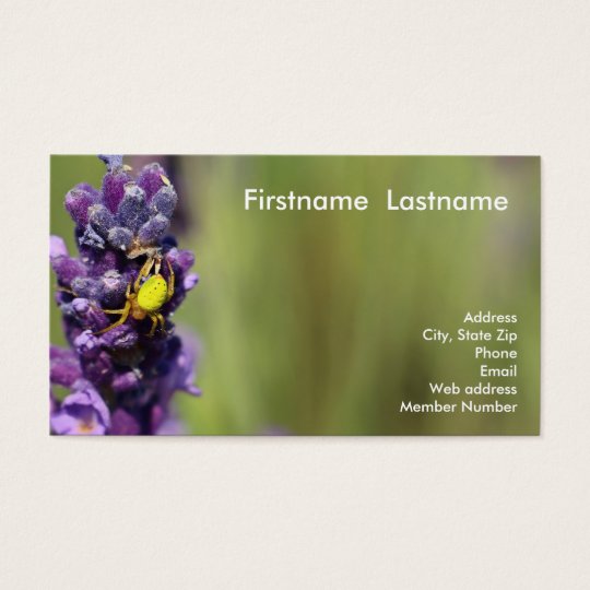 Lavender Business Card