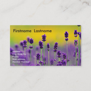 Lavender Business Card